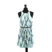 Pre-owned Silk dresses Louis Vuitton Vintage , Green , Dames