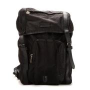 Pre-owned Nylon backpacks Louis Vuitton Vintage , Black , Dames