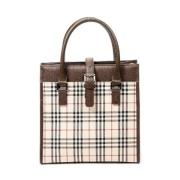 Pre-owned Canvas totes Burberry Vintage , Beige , Dames