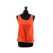 Pre-owned Fabric tops Celine Vintage , Orange , Dames