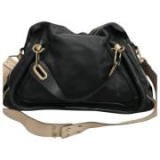 Pre-owned Leather handbags Chloé Pre-owned , Black , Dames