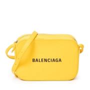 Pre-owned Leather balenciaga-bags Balenciaga Vintage , Yellow , Dames