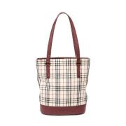 Pre-owned Canvas totes Burberry Vintage , Beige , Dames