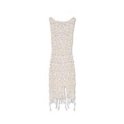 Romeinse jurk met nep parels Cult Gaia , White , Dames