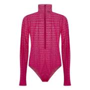 Fuchsia Kantbody - Aw23 Collectie Givenchy , Pink , Dames