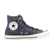 Hoge Top Sneakers voor Vrouwen Converse , Blue , Dames