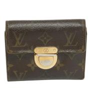 Pre-owned Coated canvas wallets Louis Vuitton Vintage , Brown , Dames