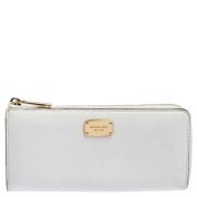 Pre-owned Leather wallets Michael Kors Pre-owned , White , Dames