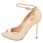 Pre-owned Leather heels Tom Ford Pre-owned , Beige , Dames