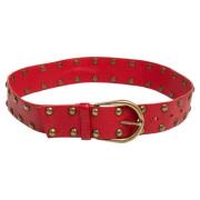 Pre-owned Leather belts Miu Miu Pre-owned , Red , Dames