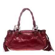 Pre-owned Leather handbags Givenchy Pre-owned , Red , Dames