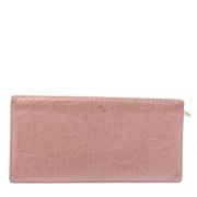 Pre-owned Leather wallets Carolina Herrera Pre-owned , Pink , Dames