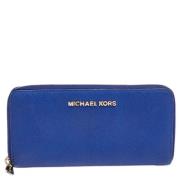 Pre-owned Leather wallets Michael Kors Pre-owned , Blue , Dames