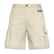 Cargo shorts Dsquared2 , Beige , Heren