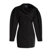 Geknipte overhemdjurk Jacquemus , Black , Dames