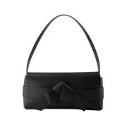 Zwarte Leren Hobo Tas Acne Studios , Black , Dames