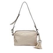 Pre-owned Leather shoulder-bags Michael Kors Pre-owned , Beige , Dames