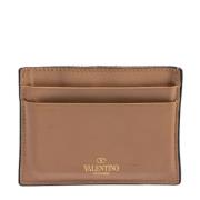 Pre-owned Leather wallets Valentino Vintage , Beige , Dames