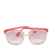 Pre-owned Acetate sunglasses Gucci Vintage , Pink , Dames