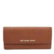 Pre-owned Leather wallets Michael Kors Pre-owned , Brown , Dames