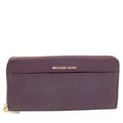 Pre-owned Leather wallets Michael Kors Pre-owned , Purple , Dames