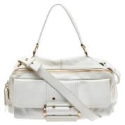 Pre-owned Leather shoulder-bags Givenchy Pre-owned , White , Dames
