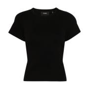 Zwarte T-shirts en Polos met Cut-Out Axel Arigato , Black , Dames