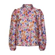 Stijlvolle lange mouw blouse voor dames Y.a.s , Pink , Dames