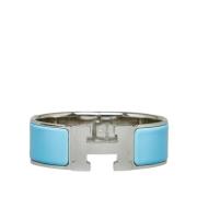 Pre-owned Metal bracelets Hermès Vintage , Blue , Dames