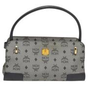 Pre-owned Leather shoulder-bags MCM Pre-owned , Gray , Dames