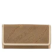 Pre-owned Canvas wallets Prada Vintage , Beige , Dames