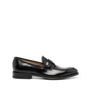 Klassieke zwarte kalfsleren schoenen Salvatore Ferragamo , Black , Her...
