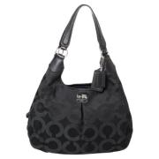 Pre-owned Leather handbags Coach Pre-owned , Black , Dames
