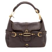 Pre-owned Leather handbags Jimmy Choo Pre-owned , Brown , Dames