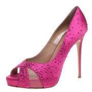 Pre-owned Mesh heels Valentino Vintage , Pink , Dames