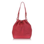 Pre-owned Leather shoulder-bags Louis Vuitton Vintage , Red , Dames