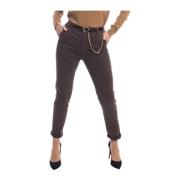 Dames Chino Broek met Riem Kocca , Brown , Dames