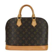 Pre-owned Canvas louis-vuitton-bags Louis Vuitton Vintage , Brown , Da...