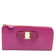 Pre-owned Fabric wallets Salvatore Ferragamo Pre-owned , Pink , Dames