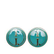 Pre-owned Metal earrings Gucci Vintage , Blue , Dames