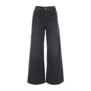 Zwarte Zoey Stretch Denim Jeans 7 For All Mankind , Black , Dames
