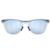 Frogskins Range Gepolariseerde Zonnebril Oakley , Blue , Unisex