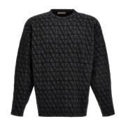 Iconographe Sweater Valentino , Gray , Heren