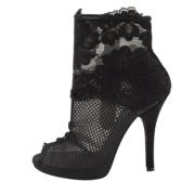 Pre-owned Lace boots Dolce & Gabbana Pre-owned , Black , Dames