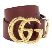 Pre-owned Leather belts Gucci Vintage , Red , Dames