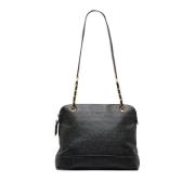 Pre-owned Leather shoulder-bags Chanel Vintage , Black , Unisex