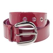 Pre-owned Leather belts Dolce & Gabbana Pre-owned , Red , Dames