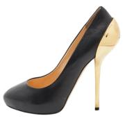 Pre-owned Leather heels Giuseppe Zanotti Pre-owned , Black , Dames