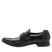 Pre-owned Leather flats Prada Vintage , Black , Dames