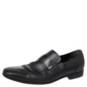 Pre-owned Leather flats Gucci Vintage , Black , Dames